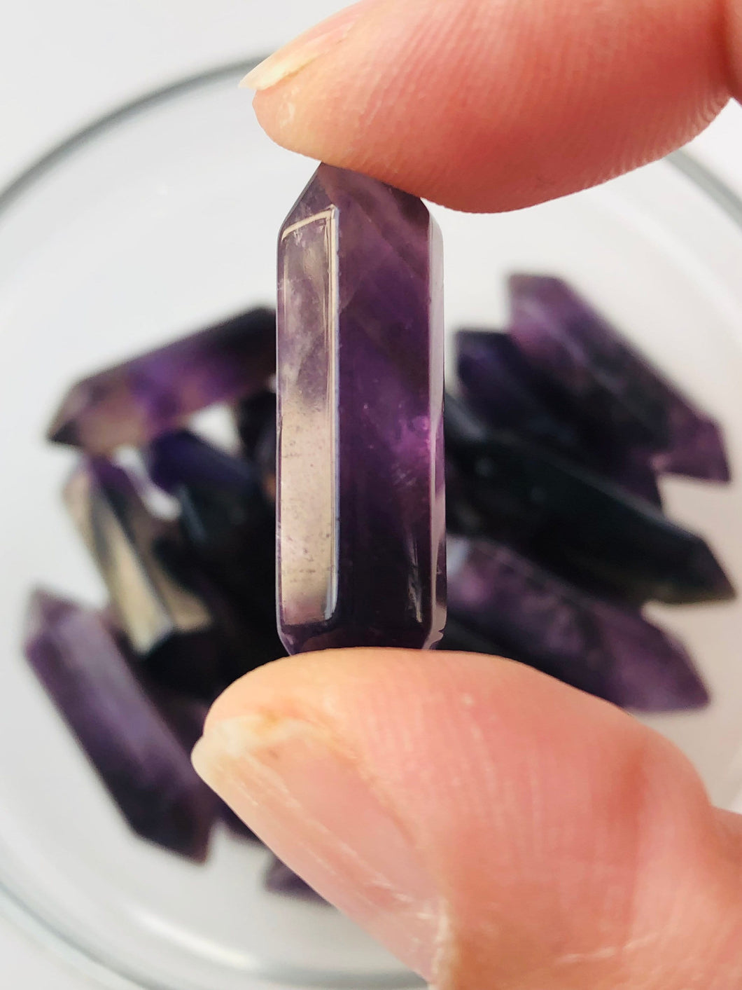 Amethyst mini DT || Random Pull || 1.5 inches || 7th Chakra || FairyCore || MINI CRYSTAL ||