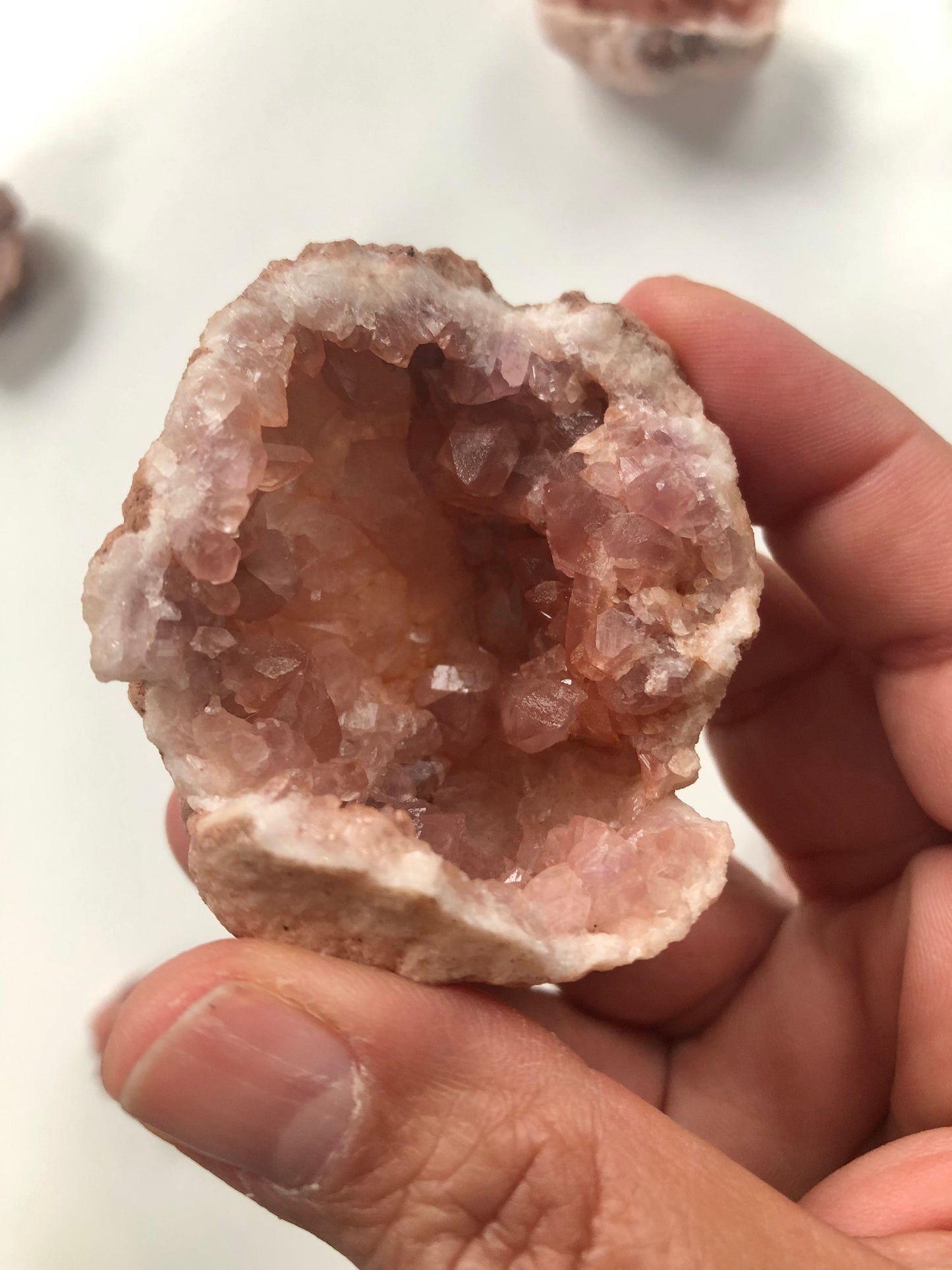 Pink Amethyst Geode || Rare and beautiful || Cottage Core || Sparkly ||