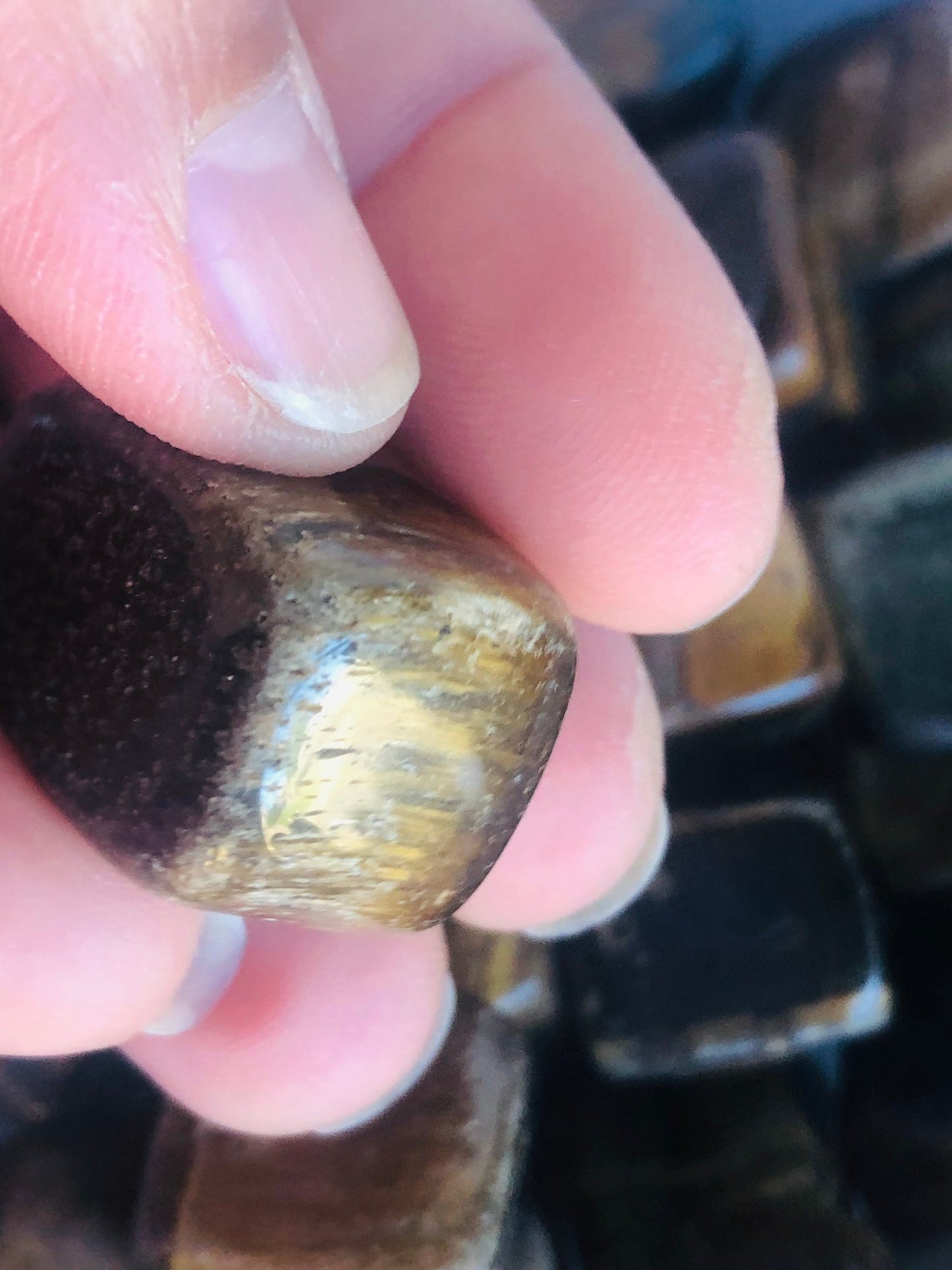 Tiger’s Eye Tumbled Stone | Golden Confidence & Focus
