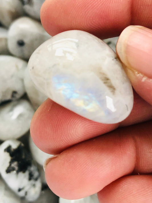 Moonstone || One RANDOM Tumble || Pocket Stone || FairyCore || Cottage Core || Meditation tool ||