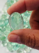 Load image into Gallery viewer, Green Fluorite Tumble || 1 (ONE) TUMBLED STONE || Meditation || Cottagecore ||  Companion Pocket-sized crystals
