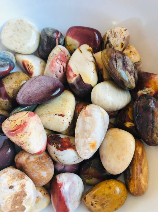 Mookaite Jasper Tumble || Pocket Size || Worry or companion Stone || Medium Size