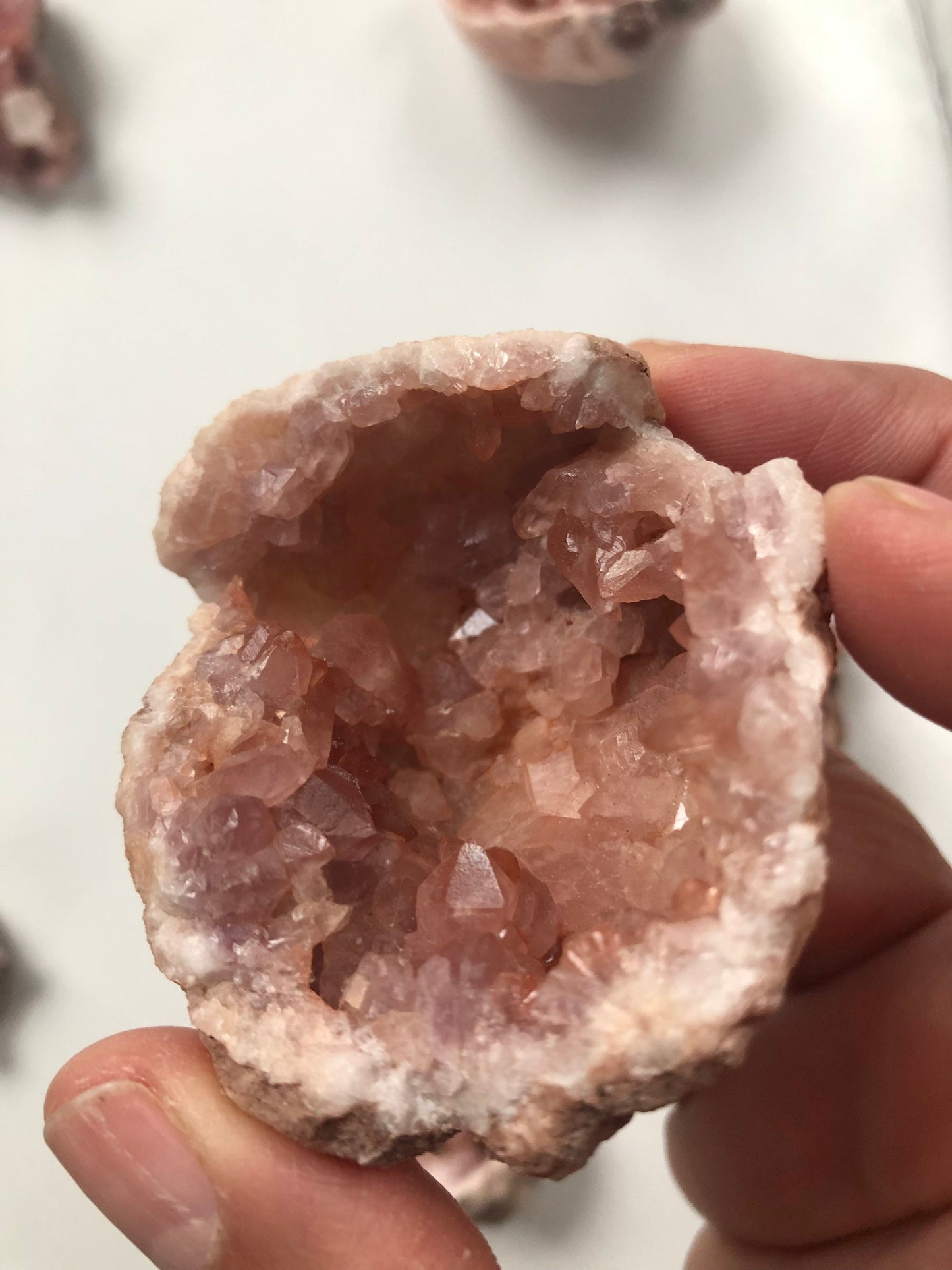 Pink Amethyst Geode || Rare and beautiful || Cottage Core || Sparkly ||