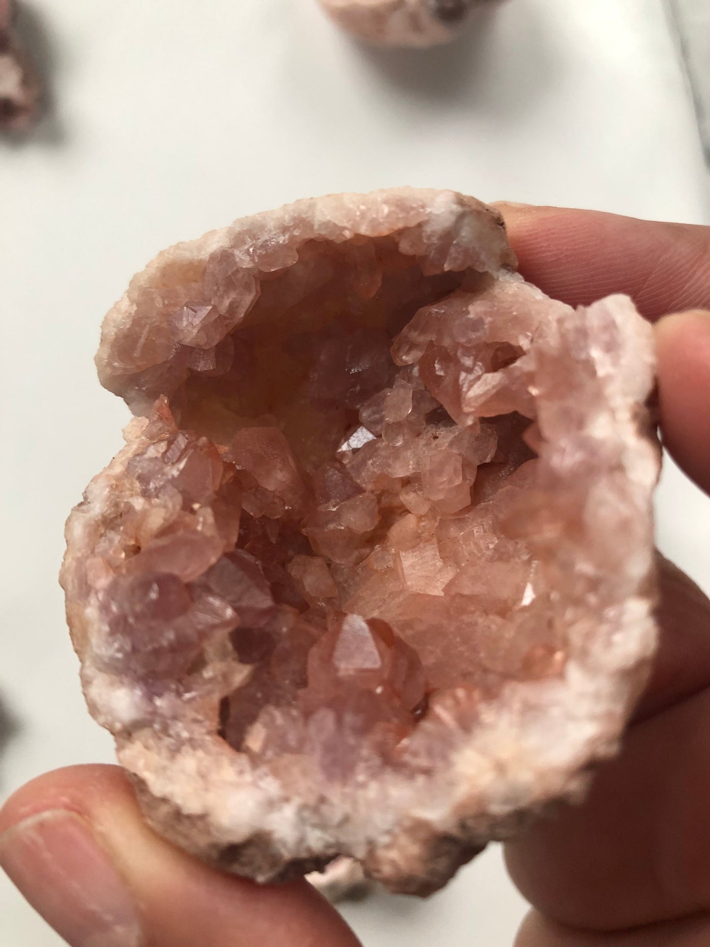 Pink Amethyst Geode || Rare and beautiful || Cottage Core || Sparkly ||