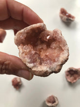 Load image into Gallery viewer, Pink Amethyst Geode || Rare and beautiful || Cottage Core || Sparkly ||

