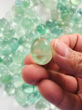Load image into Gallery viewer, Green Fluorite Tumble || 1 (ONE) TUMBLED STONE || Meditation || Cottagecore ||  Companion Pocket-sized crystals

