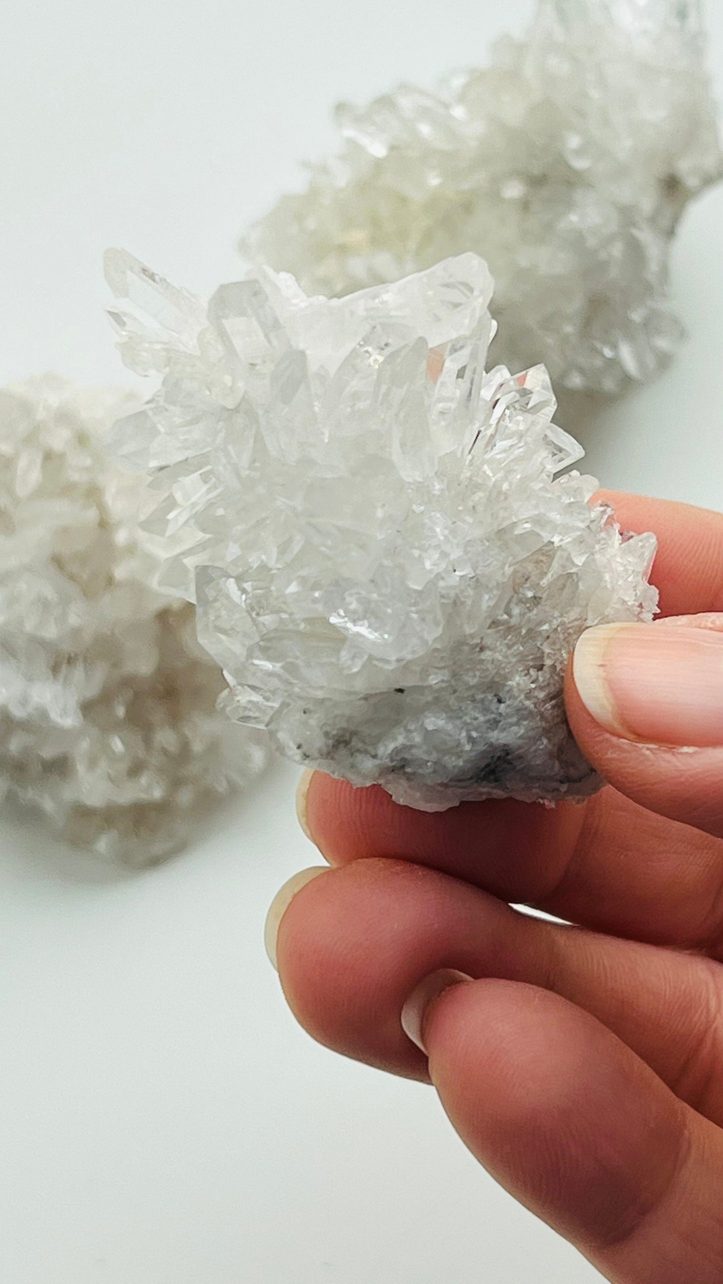 Chrysanthemum Quartz Cluster || Approx 2" x 1" 1.8 oz. ||