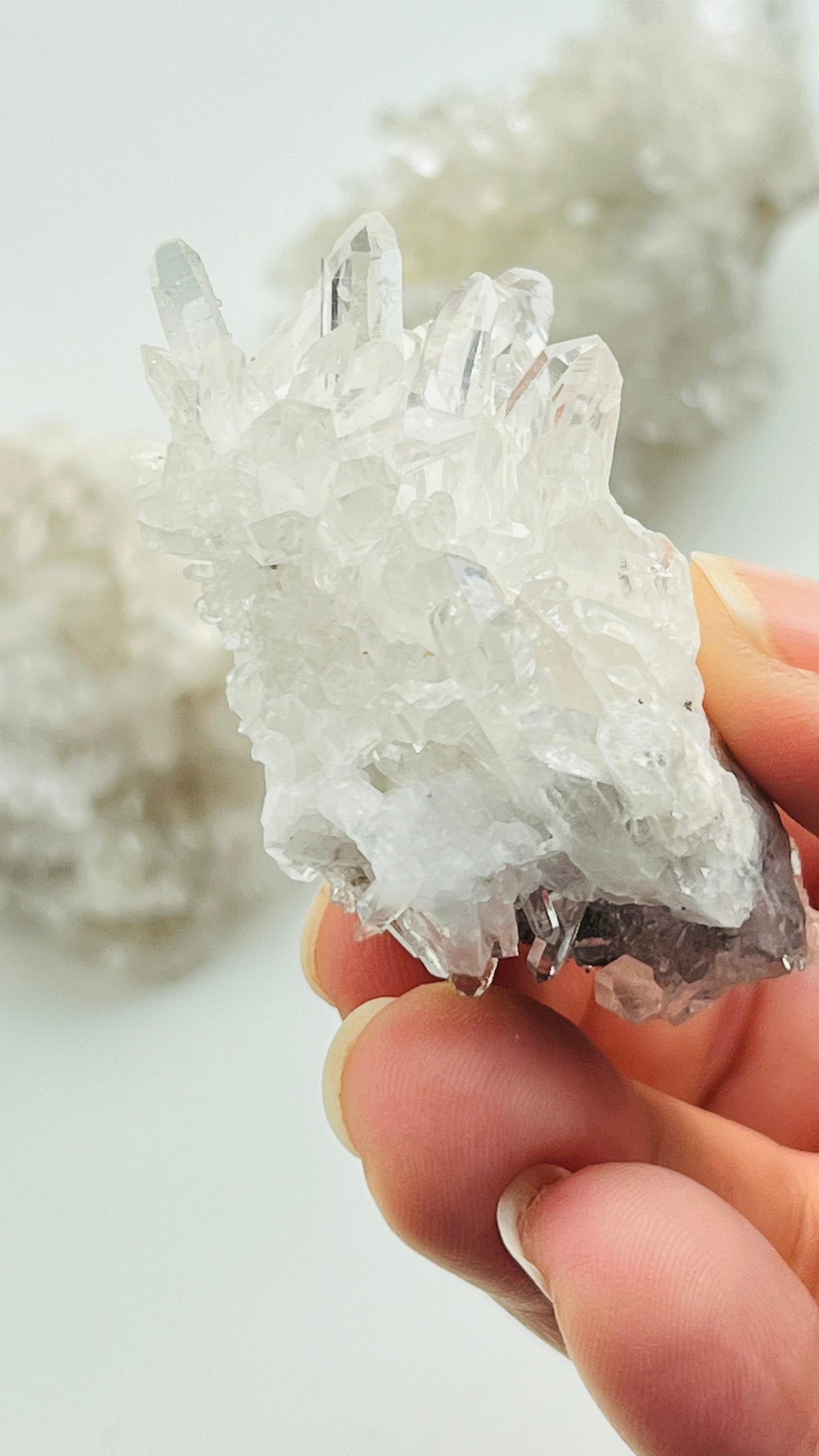 Chrysanthemum Quartz Cluster || Approx 2" x 1" 1.8 oz. ||