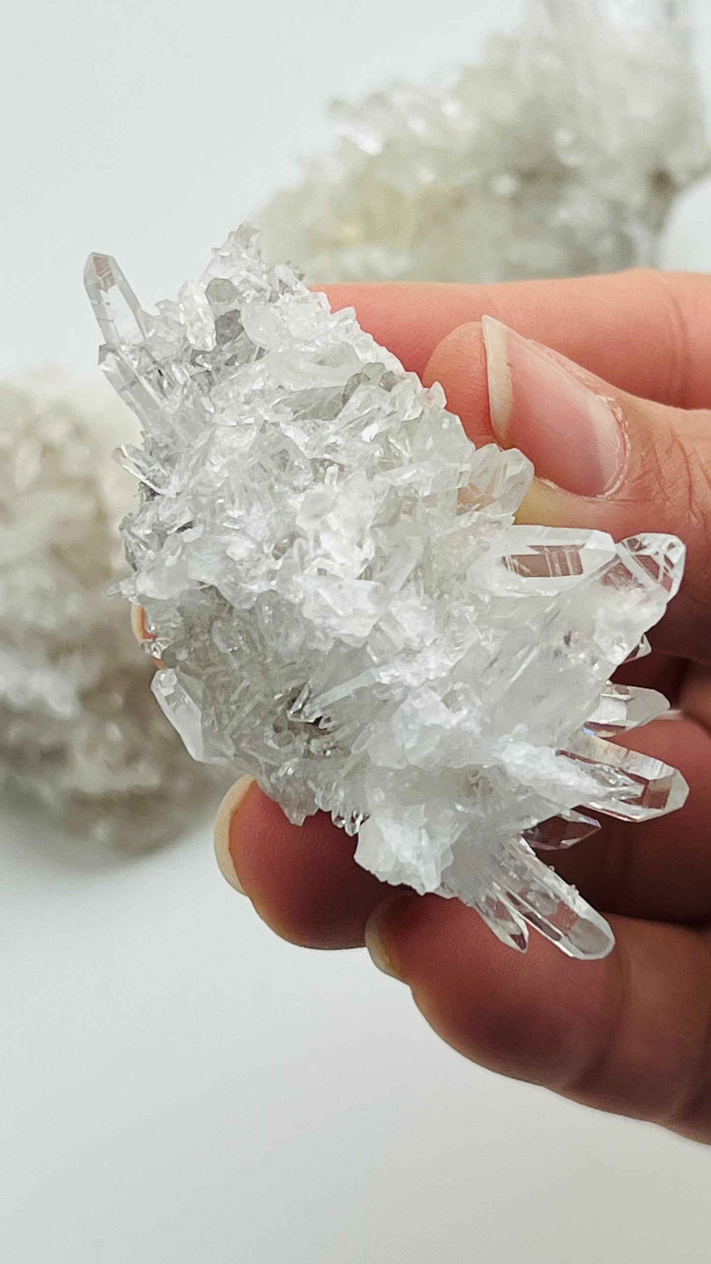 Chrysanthemum Quartz Cluster || Approx 2" x 1" 1.8 oz. ||