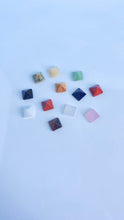 Load image into Gallery viewer, ORIGINAL MINI MIX, 3 oz of random Crystal Minis, Mushrooms, Hearts, Spheres, Moons, Stars, animals, Towers, and Pyramid carvings.

