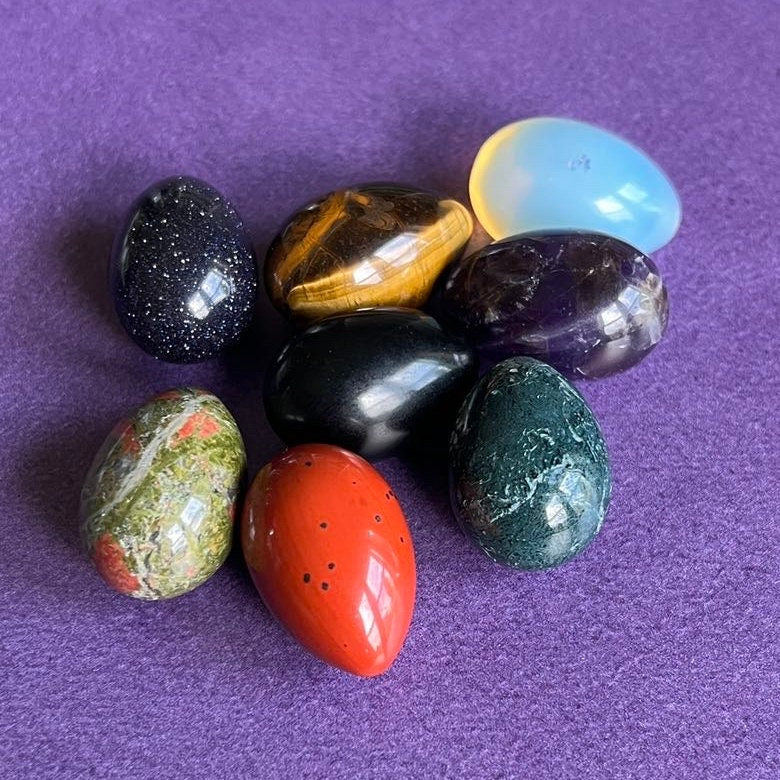 The SPOOKY EDITION Mini Mix 3 oz of random Crystal Minis, Spheres, Moons, Stars, Bats, Bones, Towers, Skulls, Flames & more!