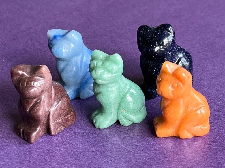 The SPOOKY EDITION Mini Mix 3 oz of random Crystal Minis, Spheres, Moons, Stars, Bats, Bones, Towers, Skulls, Flames & more!