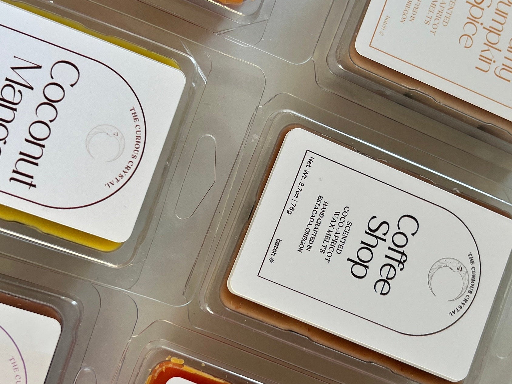 Wax Melts in clamshell, Multiple Scents Available