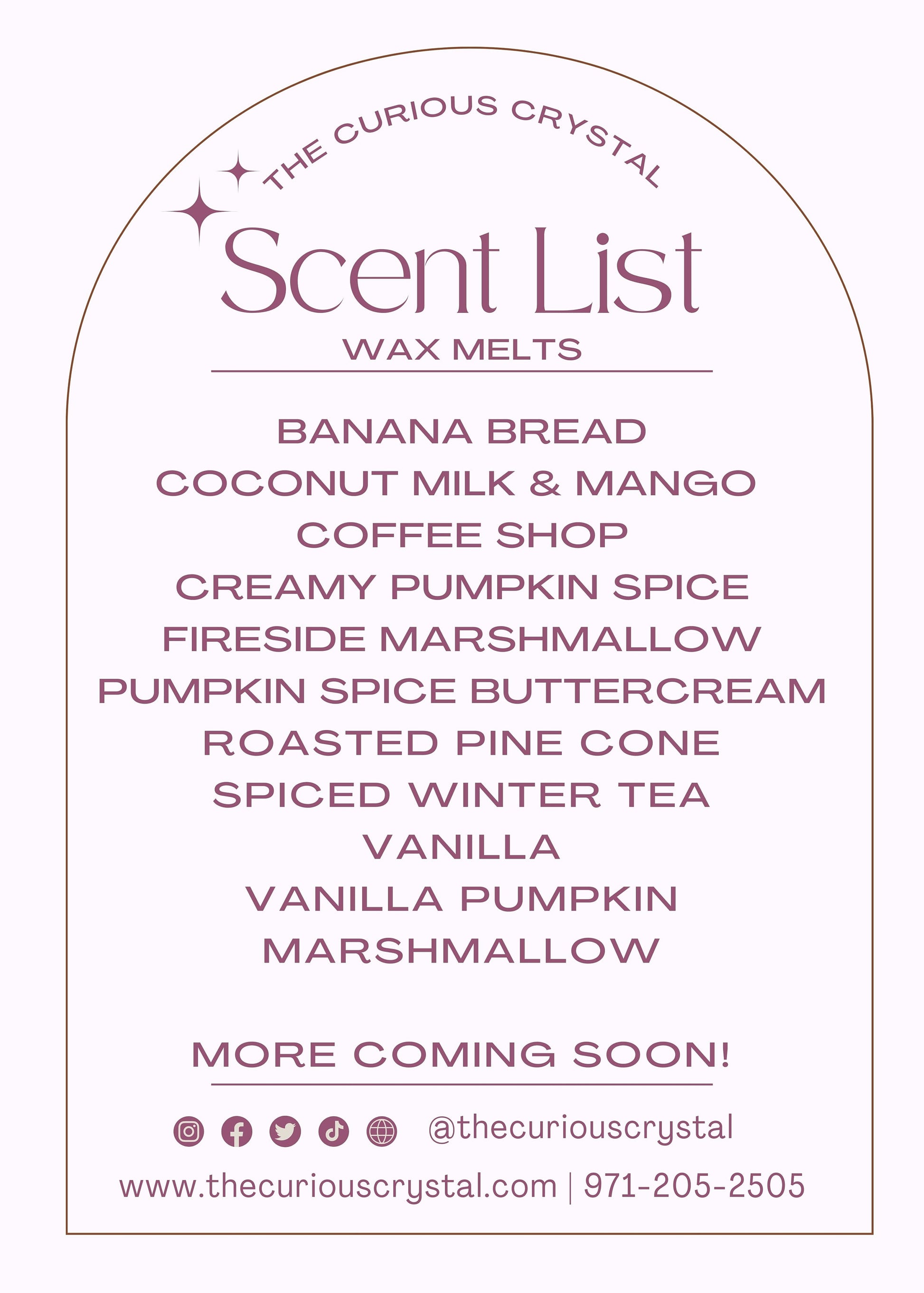 Wax Melts in clamshell, Multiple Scents Available